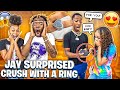 JAY SURPRISED HIS NEW CRUSH WITH A RING & TORY GOT TURNED DOWN!💔