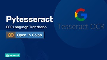Pytesseract | OCR Language Translation