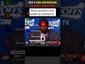 TOP 5 NBA REPORTERS WILDEST QUESTIONS | Number 2 had me weak 😂😂 #nba #basketball #sports #funny