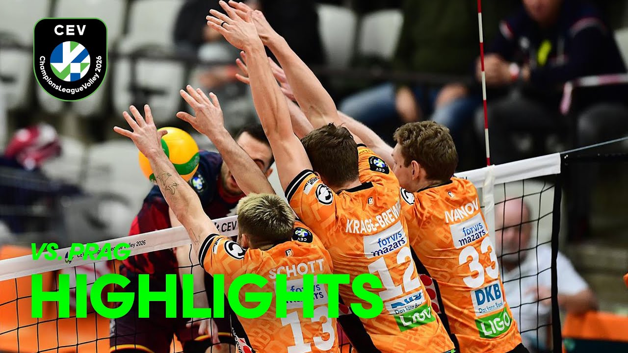 HIGHLIGHTS | VK Lvi Prag vs. BR Volleys | Champions League 25/26
