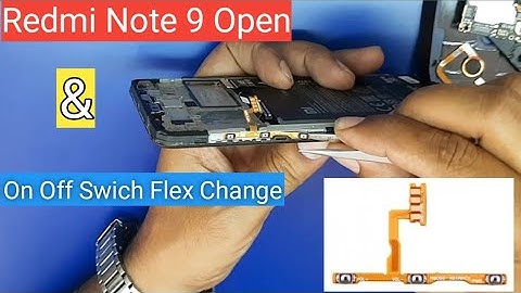 Redmi Note 9 On Off & Wolume Swich Flex Replacement