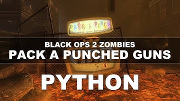 Black Ops 2 Zombies: Pack A Punched Guns | Python/Cobra