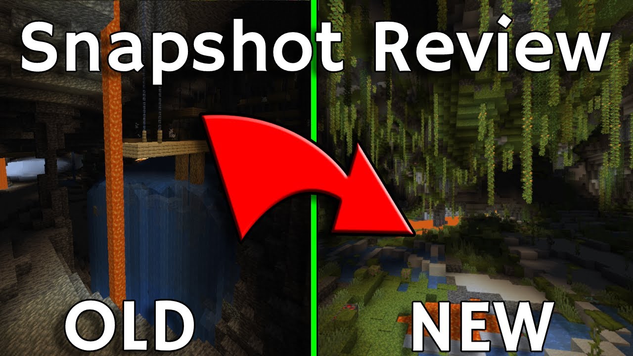 Minecraft 1.17 Snapshot 21W10a: New Lush Caves!