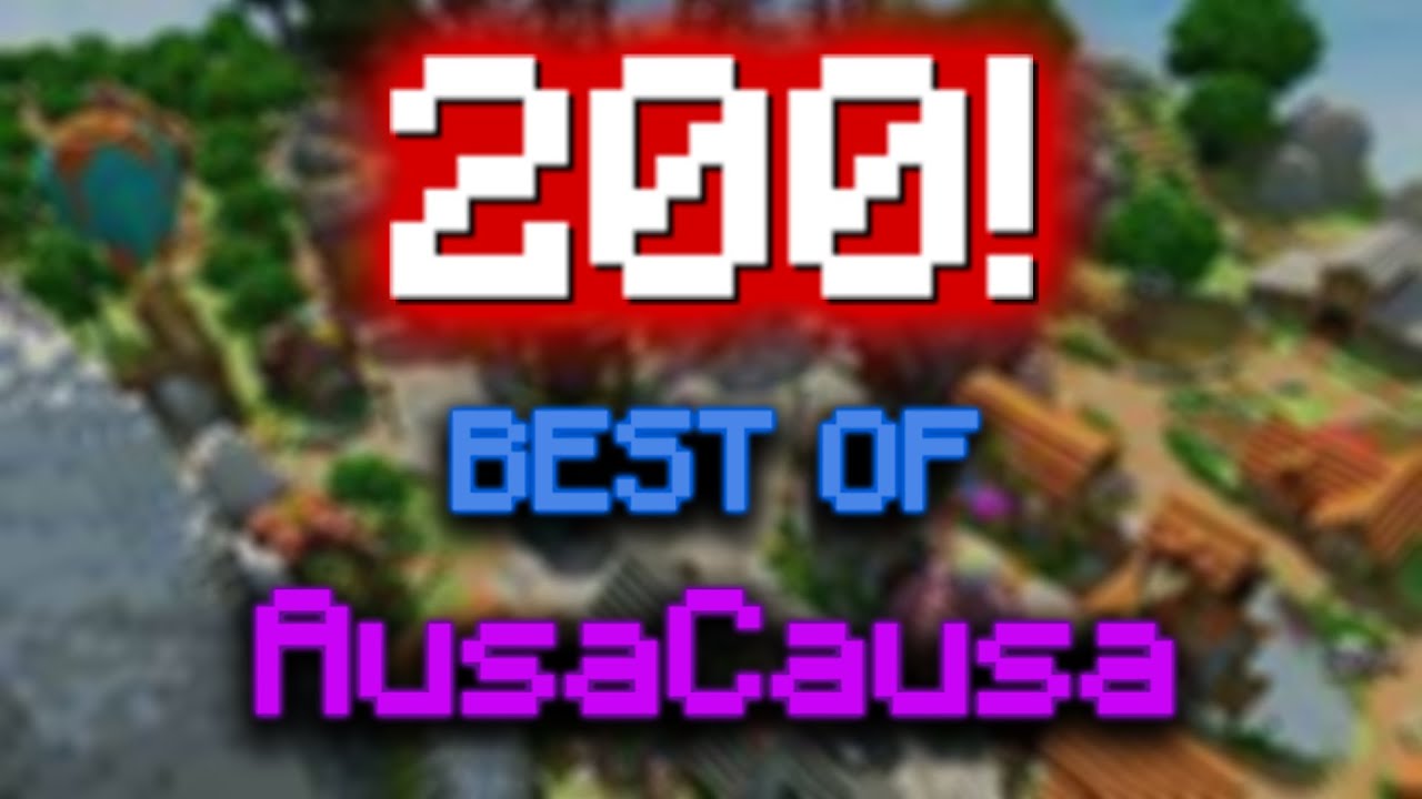 THANK YOU FOR 200! Best of AusaCausa (Hypixel Skyblock Ironman 200 Subscriber Special)