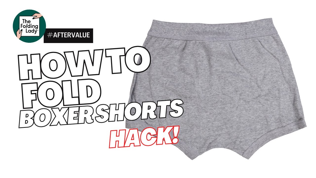 HOW TO FOLD: Boxer Shorts 