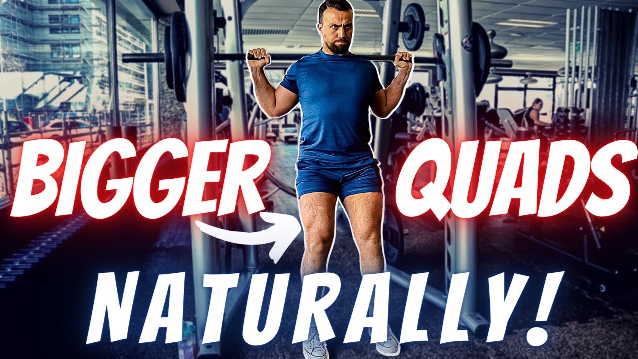Best 5 Exercises to Grow your Quads NATURALLY! #quadricepsgym # ...