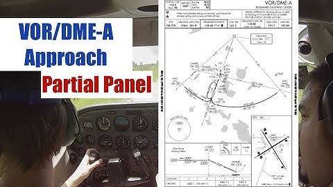 Partial Panel| VOR/DME-A Approach KISM| ATC Audio