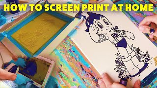 How To Screen Print At Home