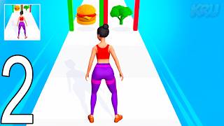 Twerk Race 3D Gameplay Walkthrough Part 2 - Funny & Satisfying Ios & Android