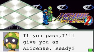 The ALicense Exam! Mega Man Battle Network 2 Legacy Collection Megaman Battle Network 2 Alicense Request 1