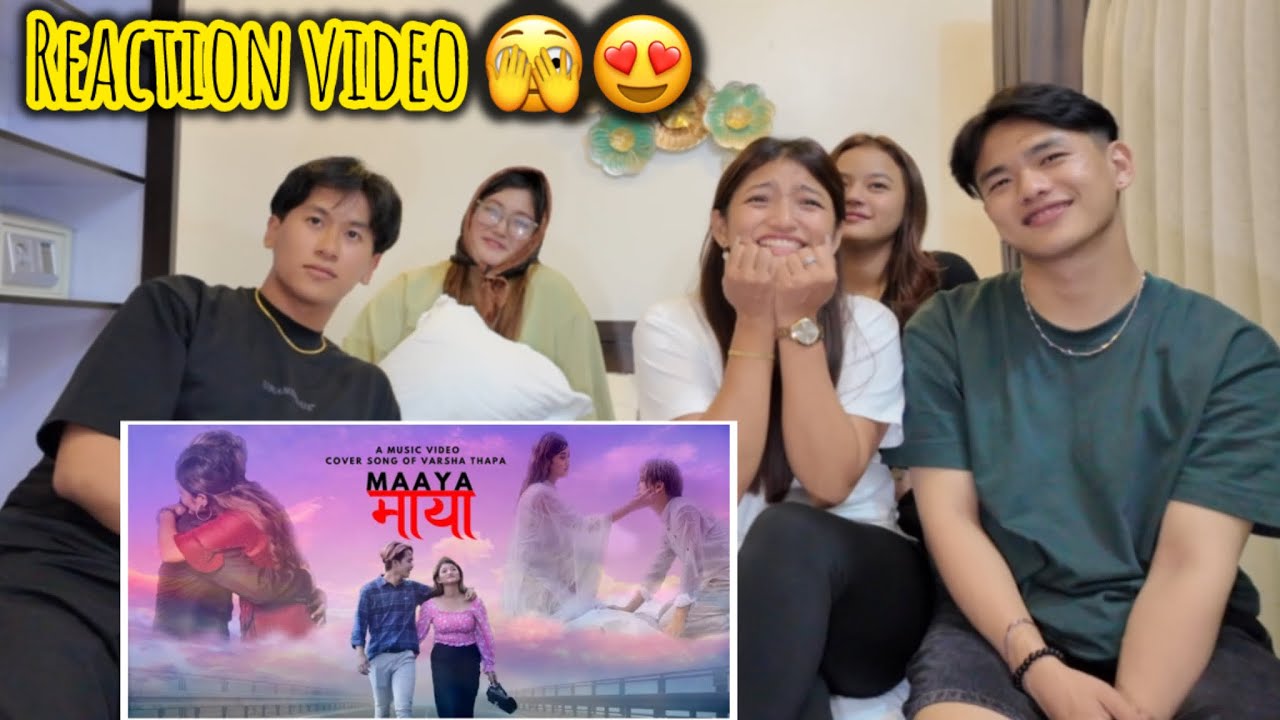 REACTING TO OUR 1ST COVER MUSIC VIDEO ~ Maaya ~ || it’s me Muskan ||
