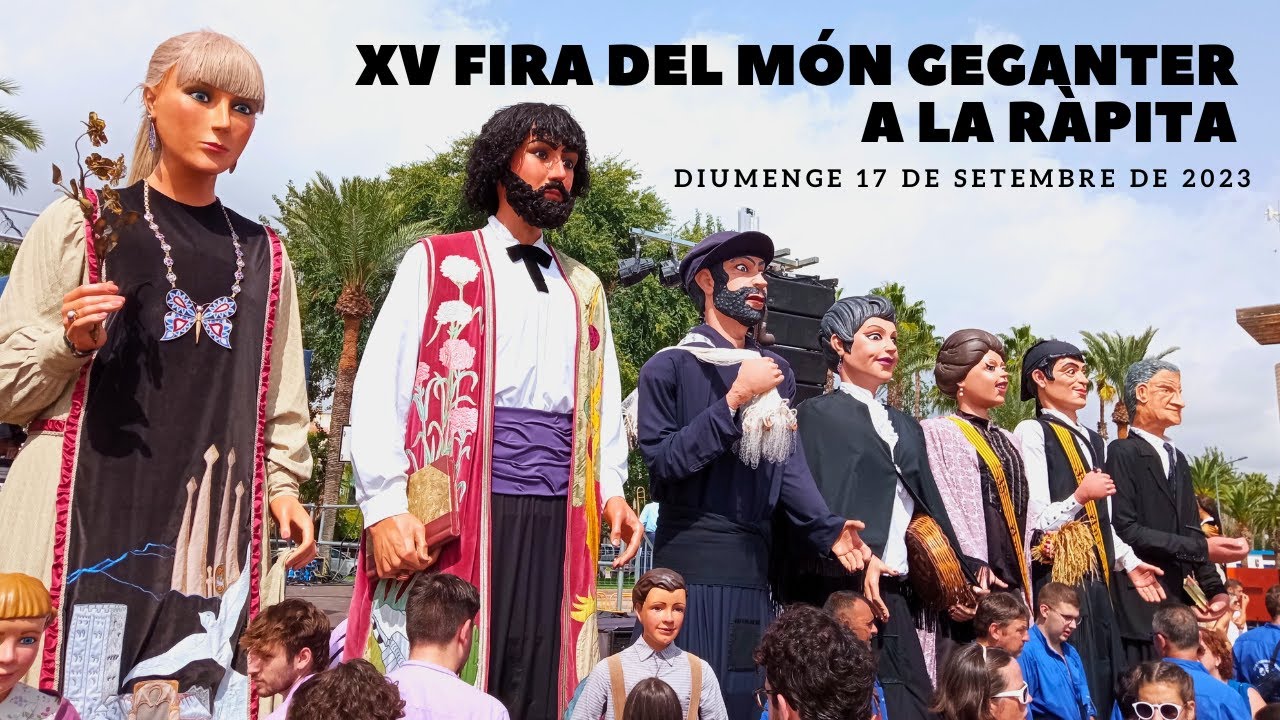 XV Fira del món geganter a La Ràpita - Diumenge 17