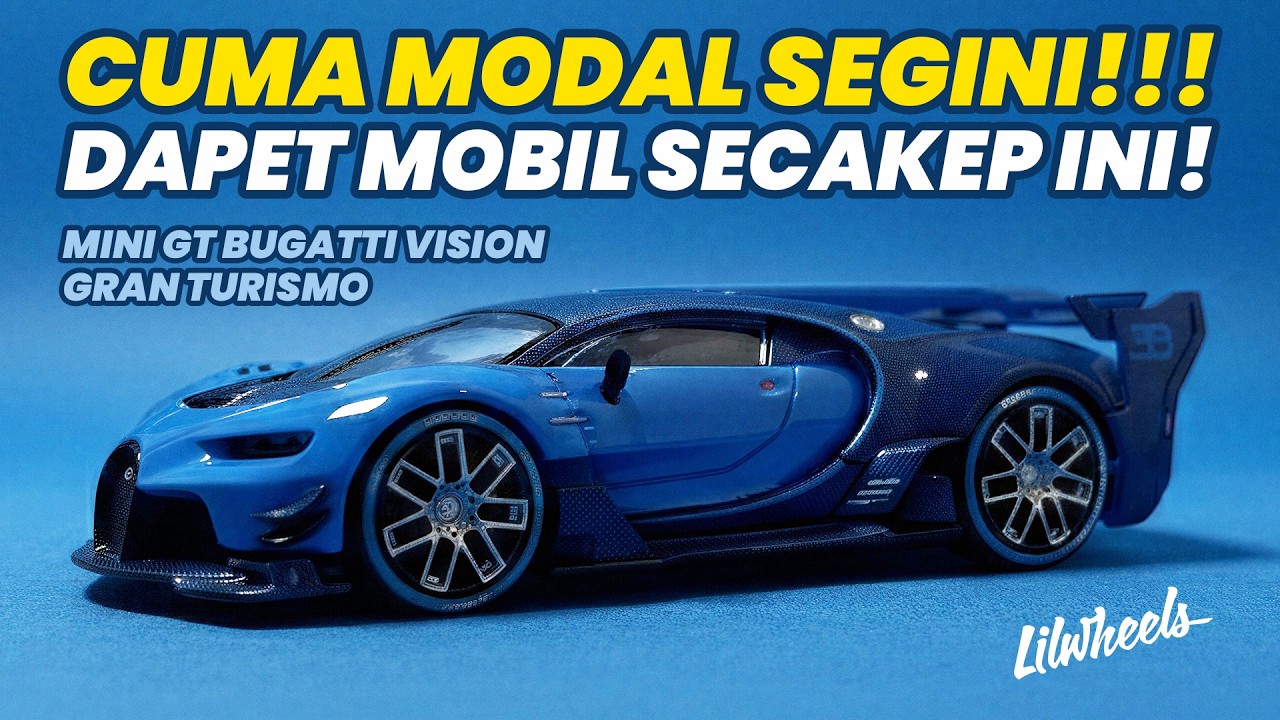 Cuma Modal Segini? Unboxing Mini GT Bugatti Vision Gran Turismo (Best Deal Ever!)