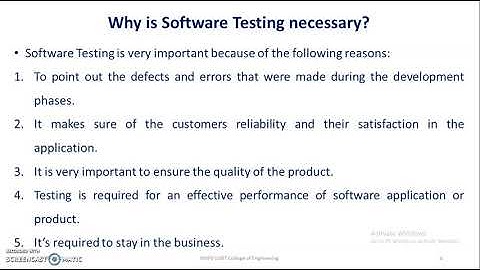 Software Testing and Quality Assurance: Fundamental Concepts_Part1