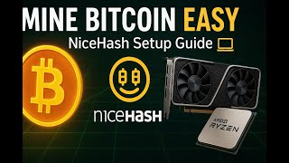 Mine Bitcoin with NiceHash on ANY PC | RTX 3070   Ryzen 5 5600X Tutorial