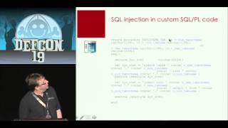 DEF CON 19 - Alexander Kornbrust - Hacking and Securing DB2 LUW Databases