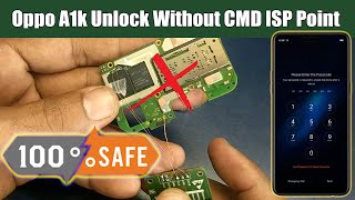 Oppo A1k CPH1923 Unlock Without CMD ISP Pinout Jumper