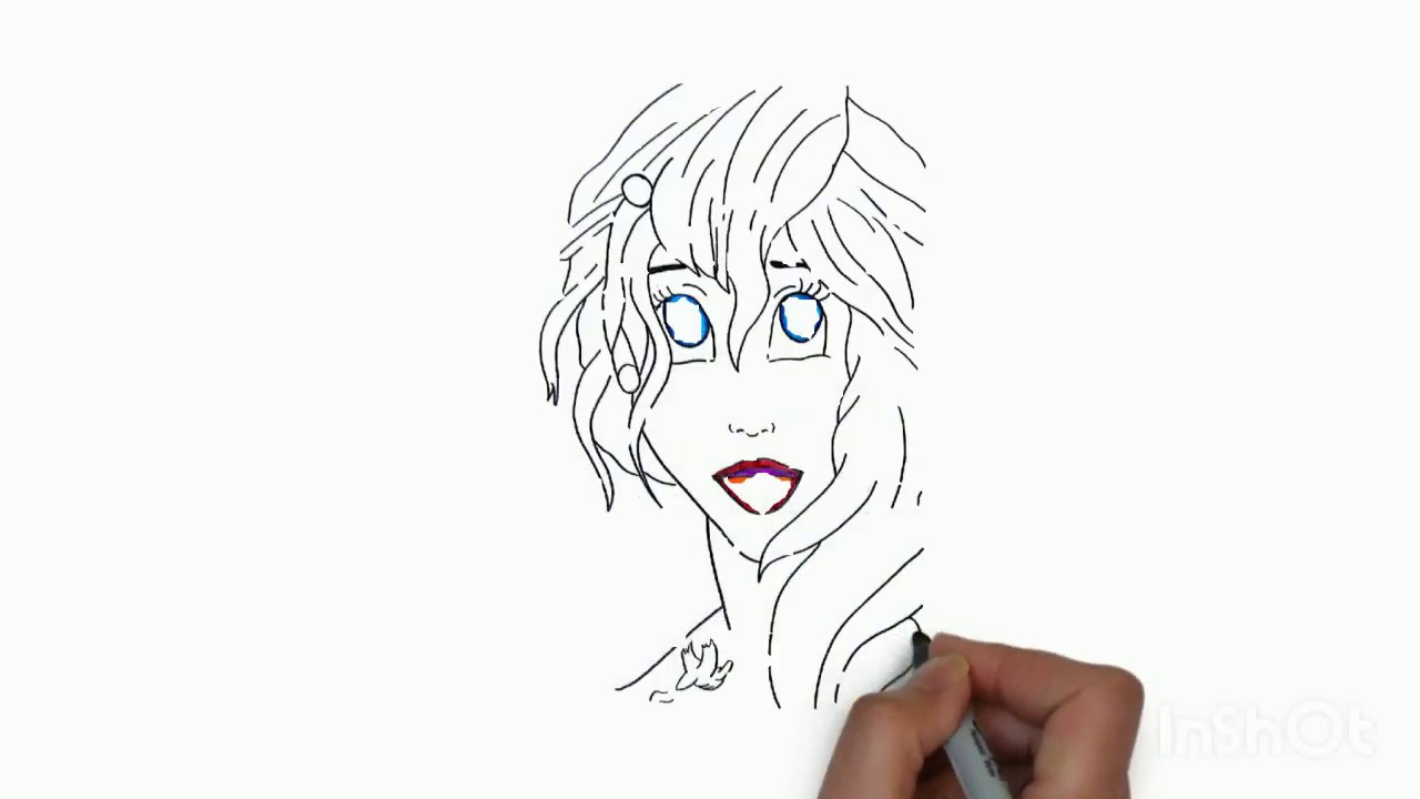 Girl Art#2 | Sketch & Scribe | IDRAWALLDAY