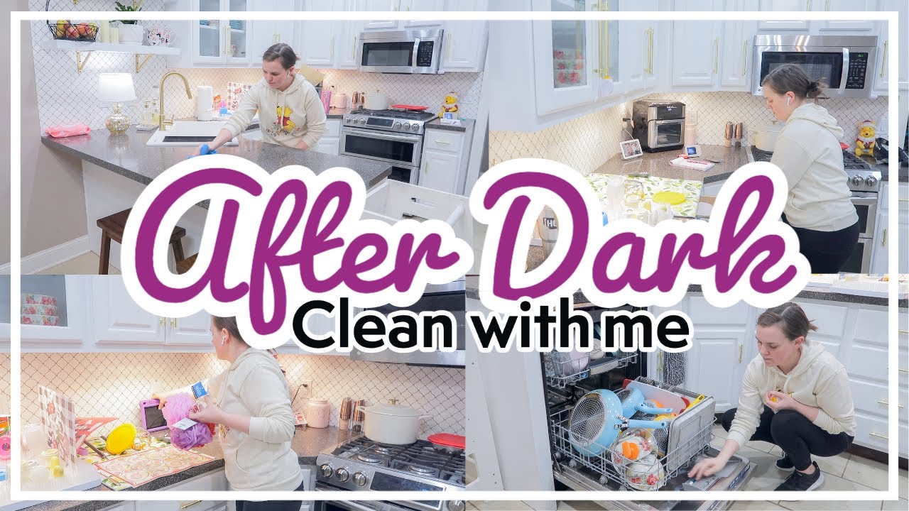 After Dark Kitchen Clean With Me 2022 | Cleaning Motivation | Speed Cleaning 2022