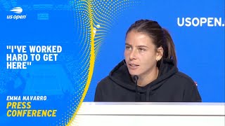 Emma Navarro Press Conference | 2024 US Open Quarterfinal