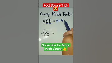 Solve Root Square in Seconds | Smart Math Trick You Didn
