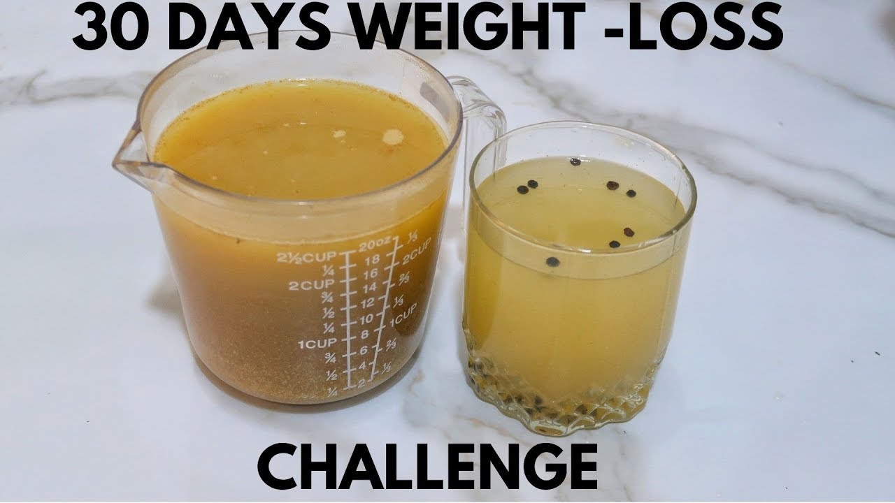 30 DAYS WEIGHT LOSS CHALLENGE DRINK JEERA WATER YouTube