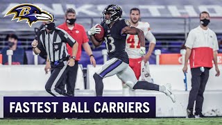 Next Gen Stats: The  Ravens Five Fastest Ball Carriers 2020 Season