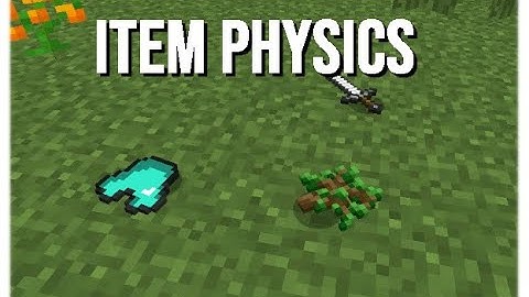 How To Get Item Physics Mod! (1.8.9) Minecraft Mod Tutorial