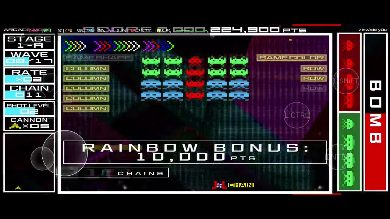 Space Invaders EXTREME Android Gamehub PC Windows Emulator Mali ...