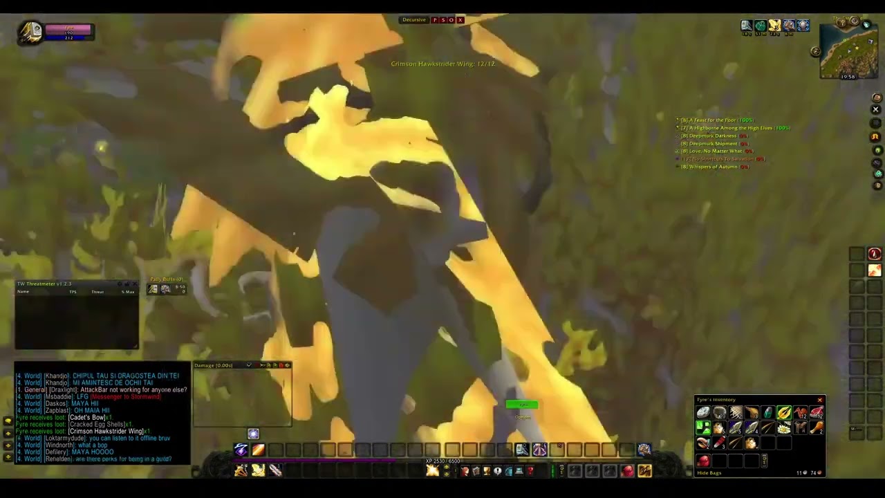 Turtle wow - The new server Ambershire - Paladin High Elf POV - finishing up High elf starting zone