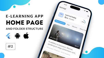 Flutter E-Learning App 🚀 Build the Home Screen in Minutes