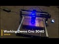 Working demo of technospean lab cnc 3040