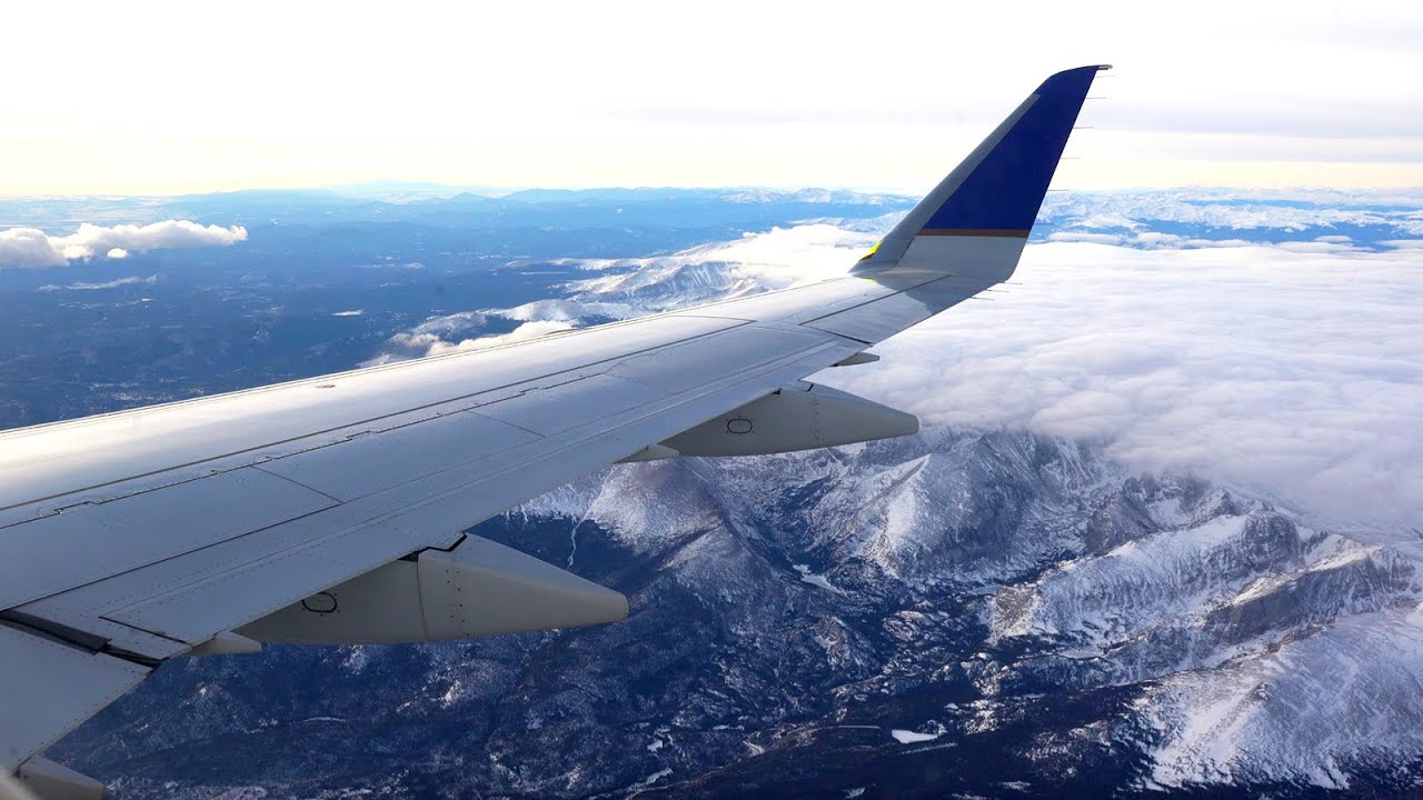 Turbulent Full Flight – United Express – Embraer 175LR – Hayden to Denver, CO (4K)