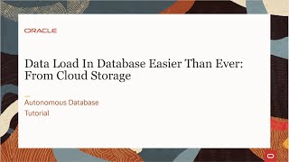 Latest Data Load Tools In Oracle Cloud: bring your bucket link