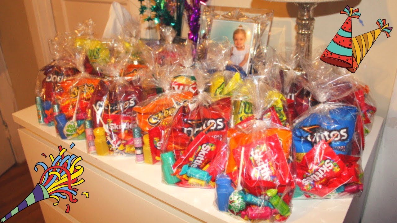 Birthday Party Goodie Bags Quick Cheap And Easy Youtube