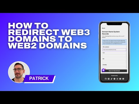 HOW TO REDIRECT WEB3 DOMAINS TO WEB2 DOMAINS