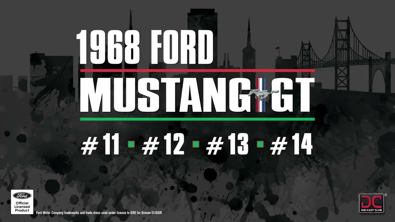 Build the 1968 Ford Mustang GT - Kits #11-14