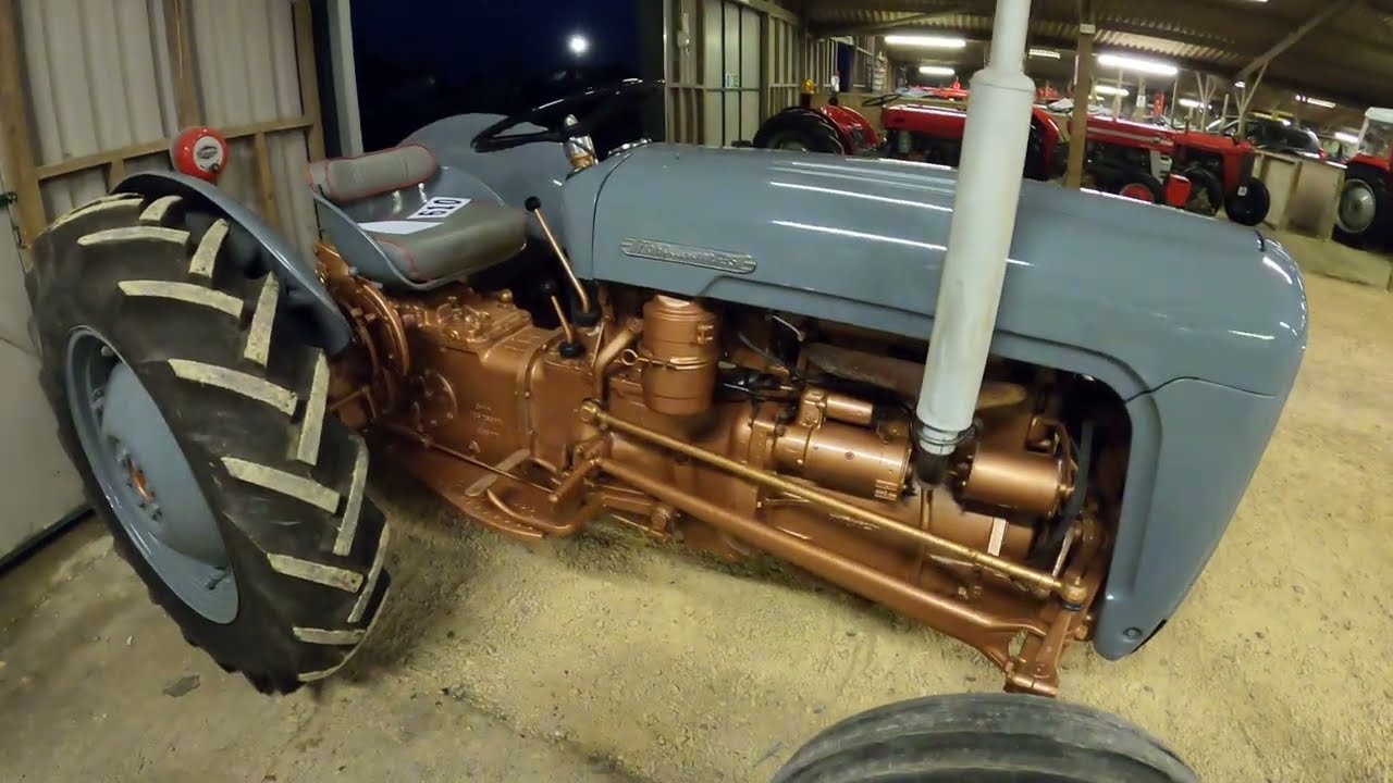 1957 Ferguson FE35 Gold Belly 2.3 Litre 4-Cyl Diesel Tractor (34 HP) The Newark Tractor Show 2025