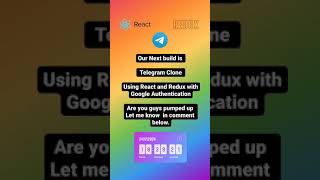🔴 Let's build Telegram Clone in ReactJS and Redux.