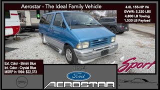 Oh My Gosh! I Found a SURVIVING Ford Aerostar!!! #carreview #ford #aerostar #survivor  #fordaerostar