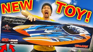 BEST new toy EVER - Crazy Fast RC boat