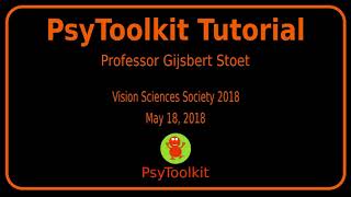 Introduction to PsyToolkit -- running experiments and surveys screenshot 2
