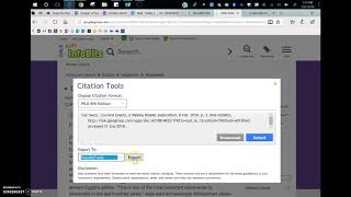 Exporting Gale Citations to NoodleTools