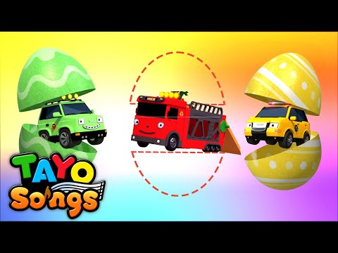Learn Colors with Tayo🌈 | The Colorful eggs are Missing! | Tayo Kids Songs