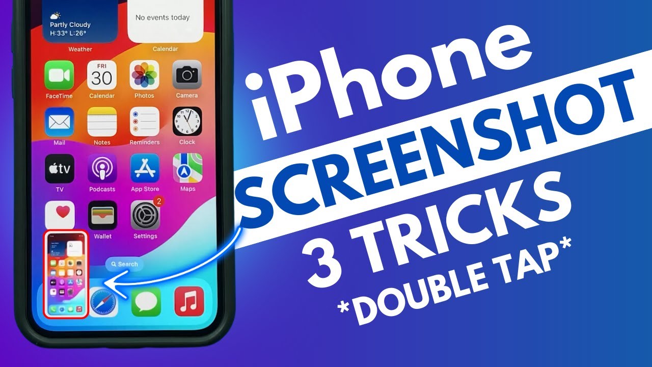 Iphone Screenshot Function iPhone Screenshot Kaise Le? iPhone Screenshot Double Tap - YouTube