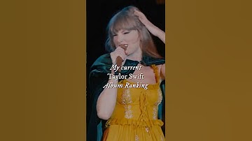 my current taylor swift album ranking... #shorts #taylorswift #ranked