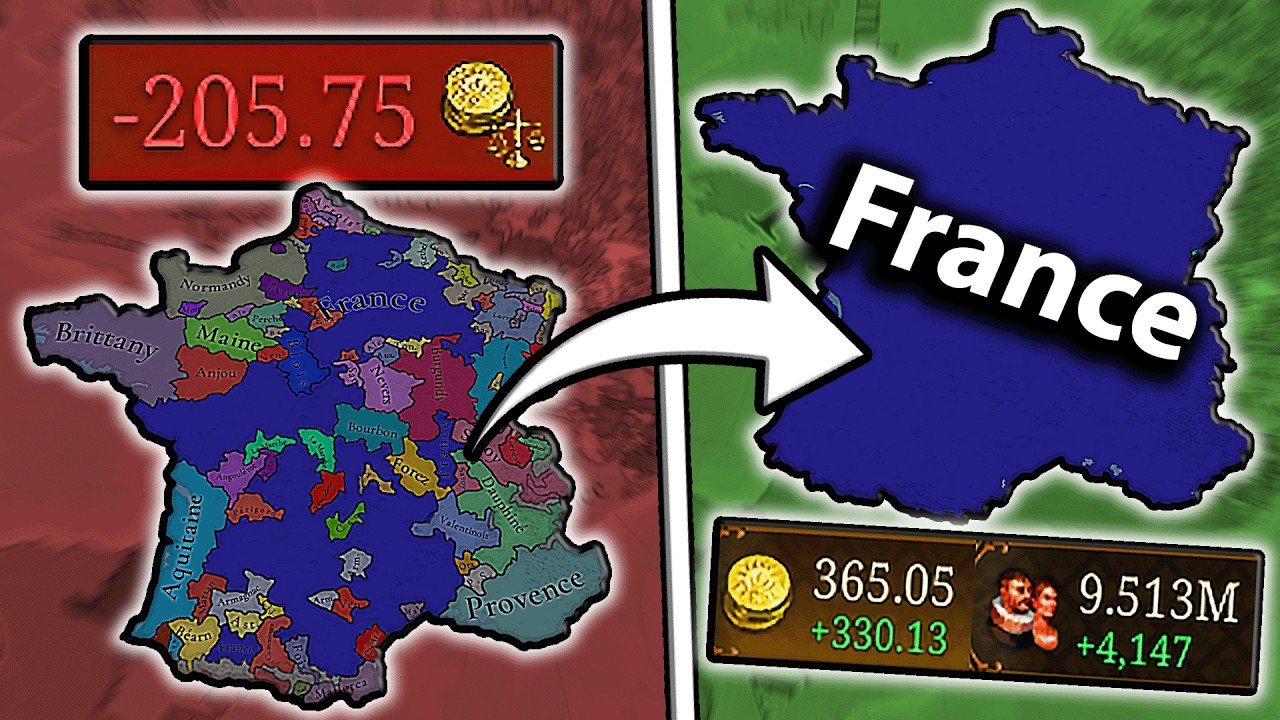 Here's Why FRANCE Is the Best EU5 1.3 Start & RIDICULOUS ECO & Pop Growth !