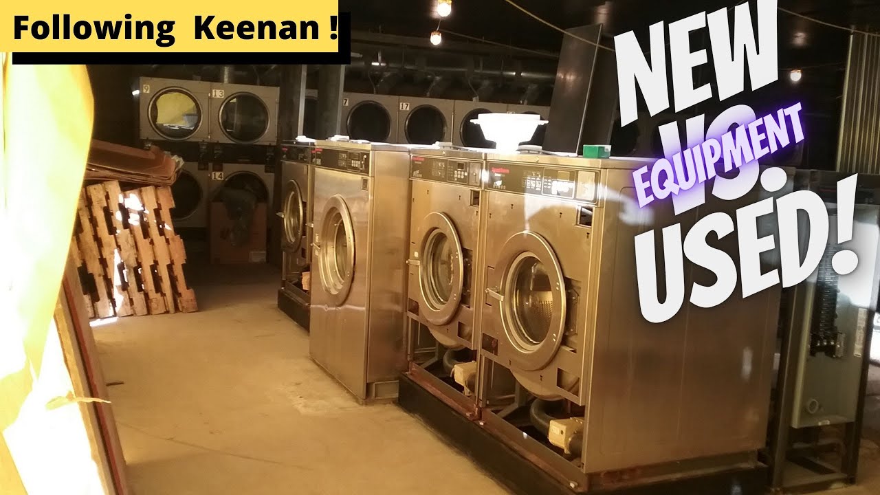 USED vs. NEW Laundromat Equipment! | Following Keenan !