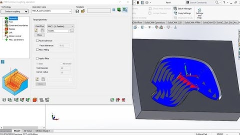 Solidcam. Solidcam Programming. Solidcam 3D HSR. Solidcam Contour Roughing Operation in Hindi.