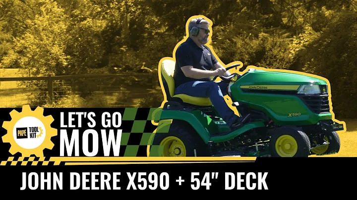Let's Go Mow — John Deere X590 with 54 Inch Deck